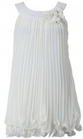 Vestido White Plissado