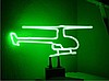 Abajour neon helicoptero