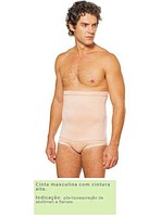 Cinta masculina com cintura alta