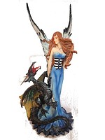 Fada Indigo Com Dragão