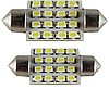 Lampada Torpedo Teto, Placa, Porta Mala, Cortesia 16 Leds