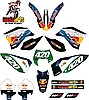 Gráfico Adesivo para KTM EXC 250/450 2008 à 2010