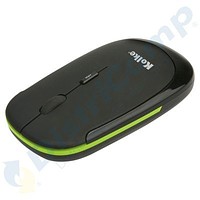 MOUSE WIRELESS KOLKE PRETO E VERDE