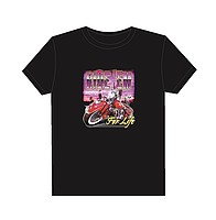 Camiseta preta - Estampa Moto